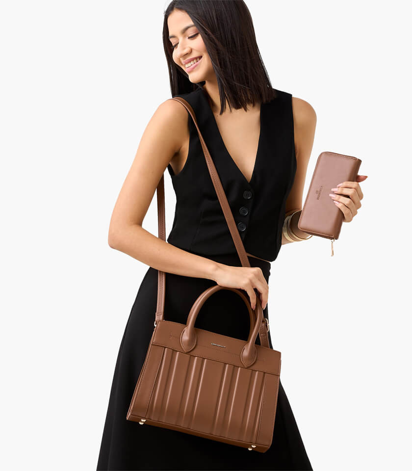 DOLCEZZA HANDBAG WITH STRAP - CHRISBELLA