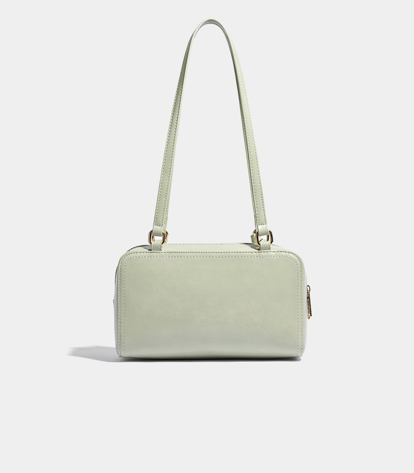 Vue arrière du sac porté épaule MOSSDOOM REYNA Couleur Pistache.
