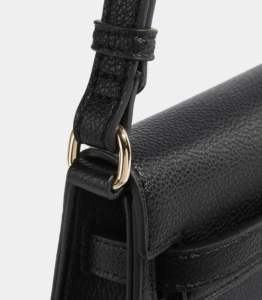 Borsa a spalla MOSSDOOM JUNIA colore Nero, vista frontale.
