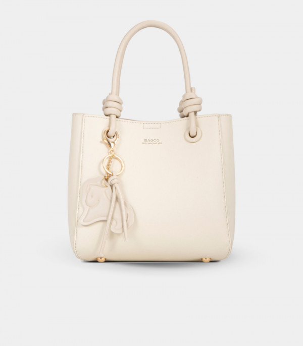 ESSENTIEL KNOTTED-HANDLE TOTE BAG - BAGCO