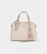 Close-up on the zipper of the SYMBIOSE structured handbag - BAGCO.