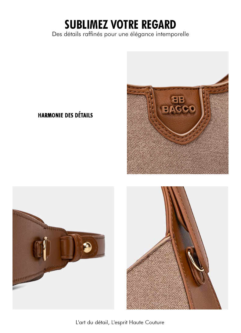 Sac Hobo Incurvé En Toile Esprit