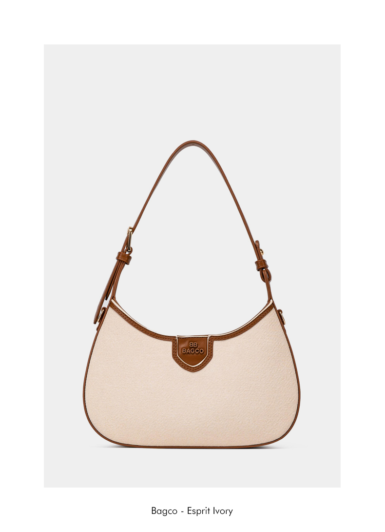 Sac Hobo Incurvé En Toile Esprit