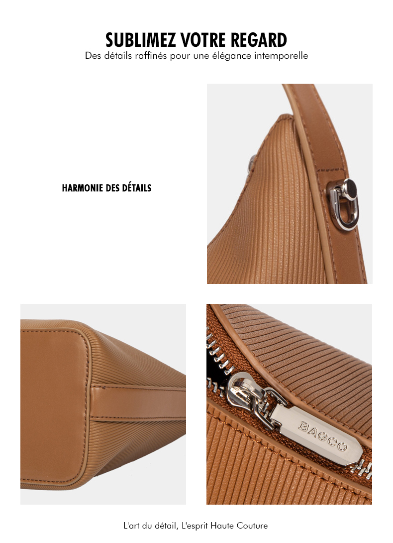 Sac Hobo Souple avec Lanière horizon - Bagco