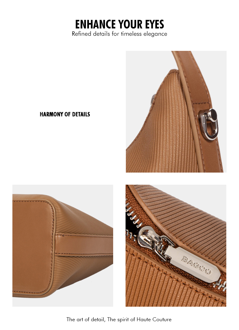 Sac Hobo Souple avec Lanière horizon - Bagco