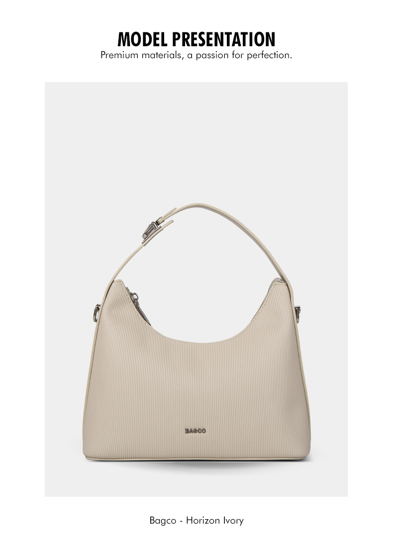 Sac Hobo Souple avec Lanière horizon - Bagco