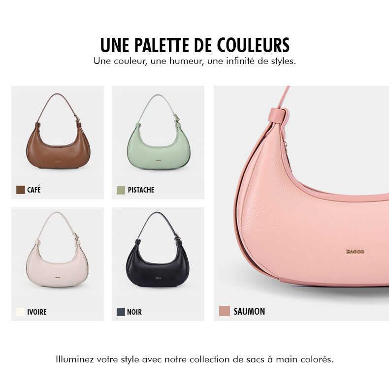 Sac Hobo Croissant moderna - Bagco