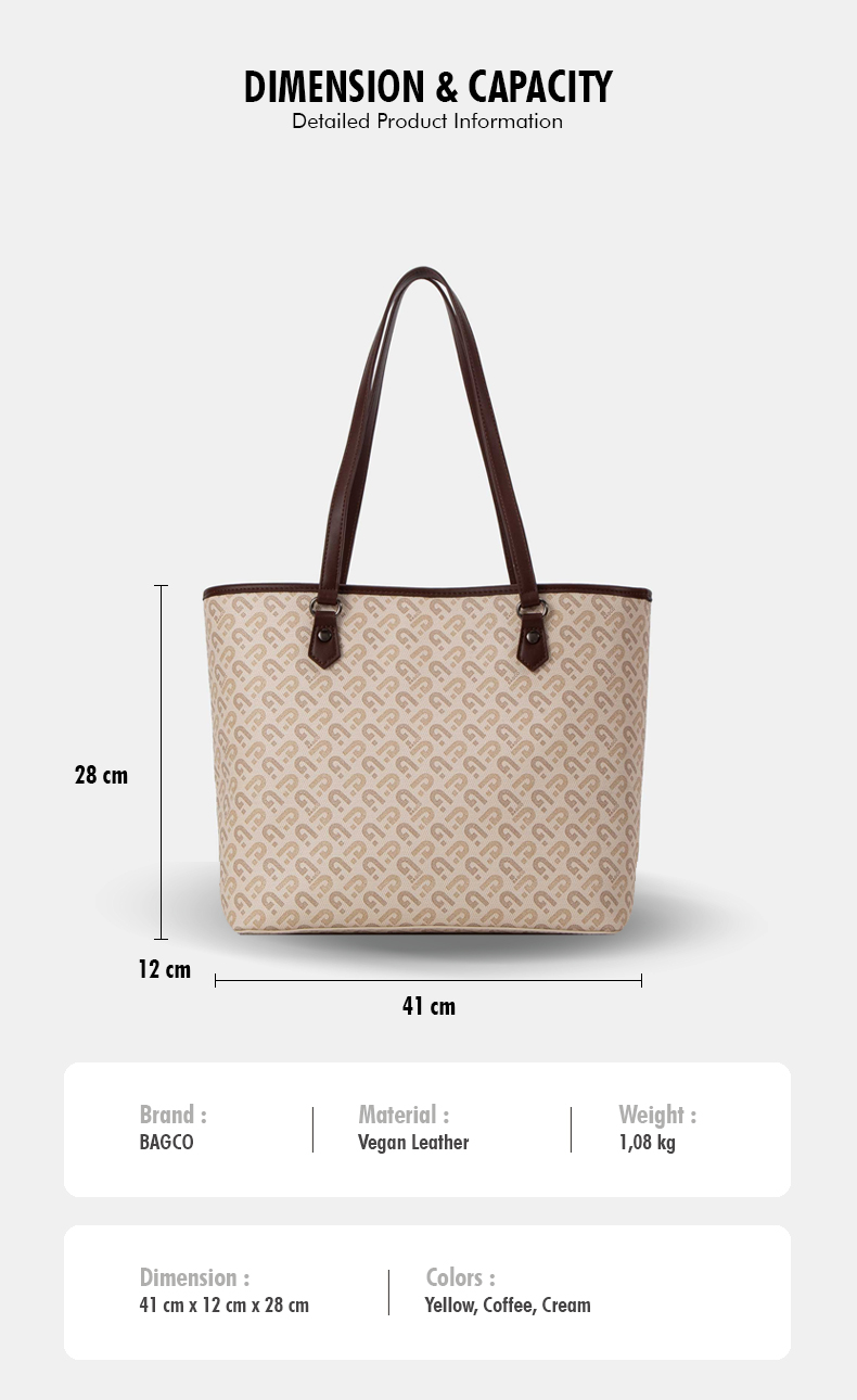 Tote Bag Structuré Mozaic - Bagco