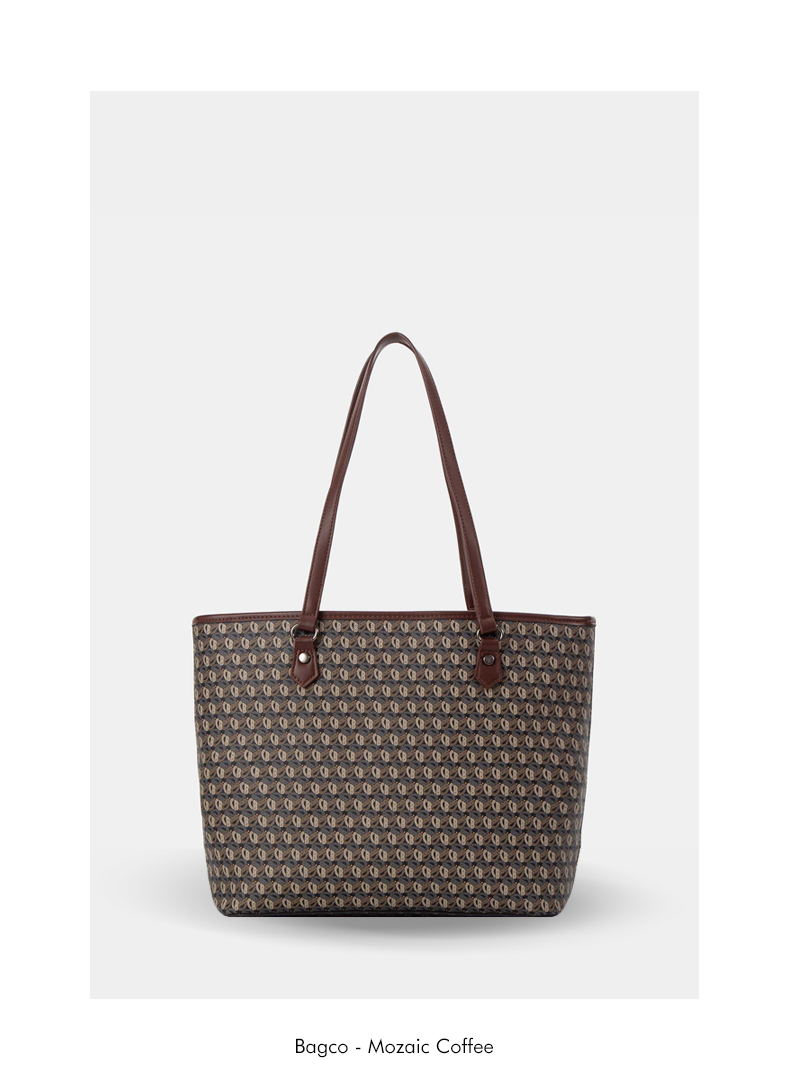 Tote Bag Structuré Mozaic - Bagco