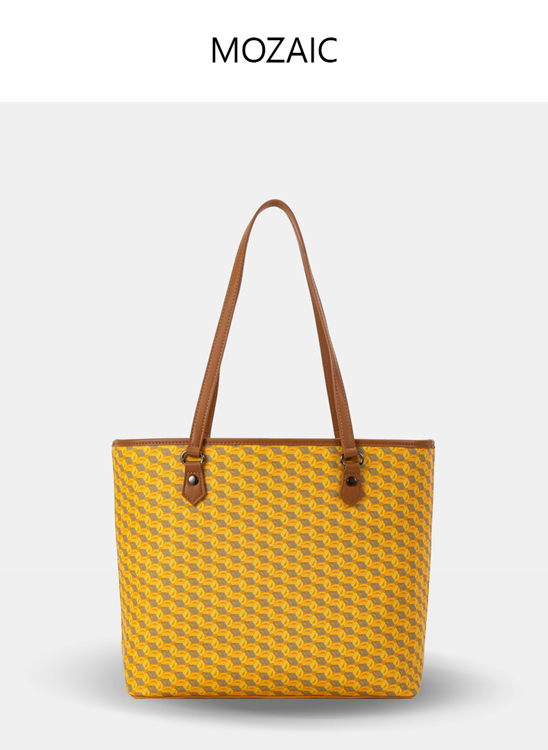 Tote Bag Structuré Mozaic - Bagco
