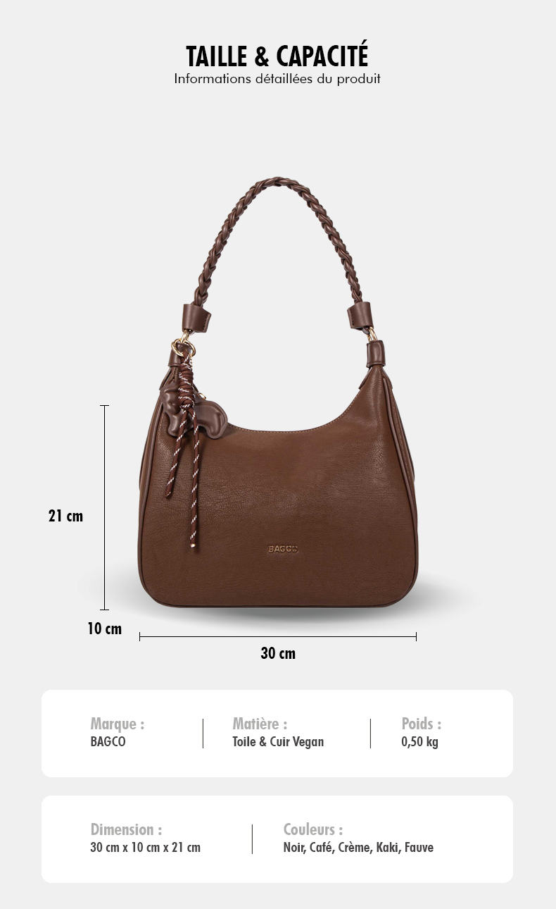 Sac Hobo à Poignée Tressée Nomade