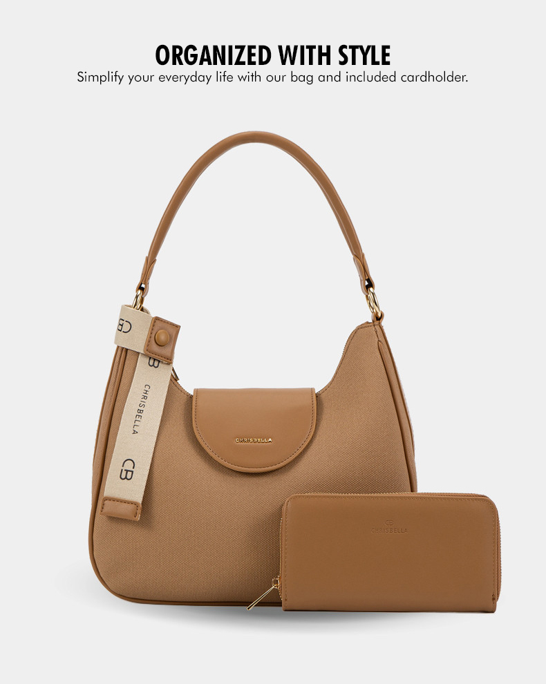 Sac Hobo Toile Chrisbella Spalla