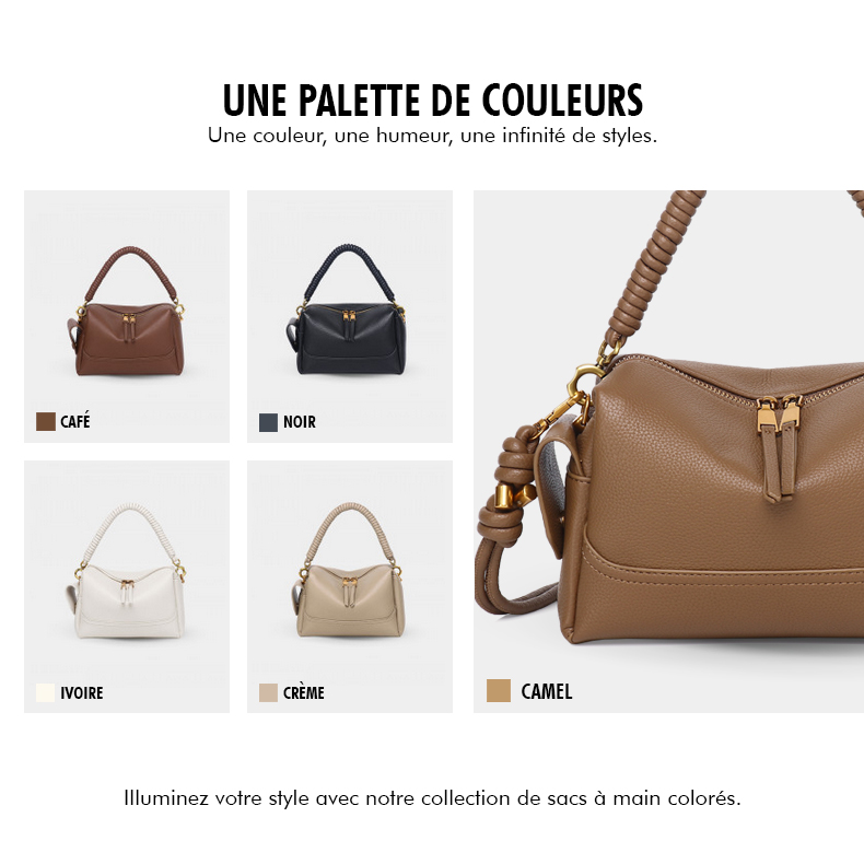 Sac Bandoulière Structuré – Intemporel Féfé