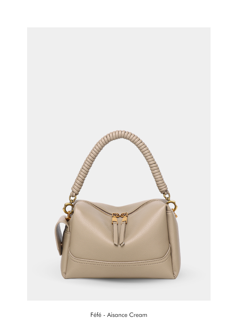Sac Bandoulière Structuré – Intemporel Féfé Crème