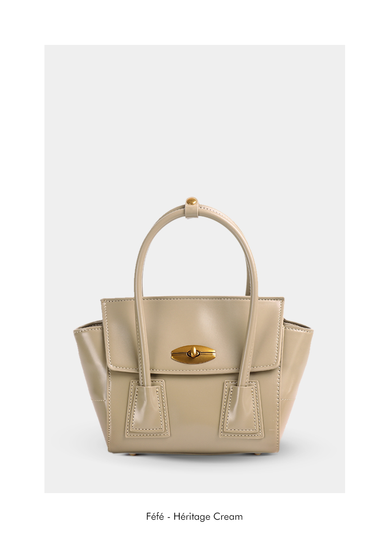 Sac Bandoulière à Poignée Chaîne – heritage Coffee Féfé