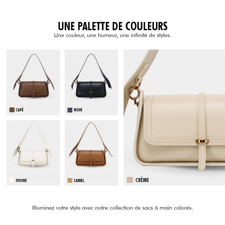 Sac Bandoulière Structuré – Intemporel Féfé