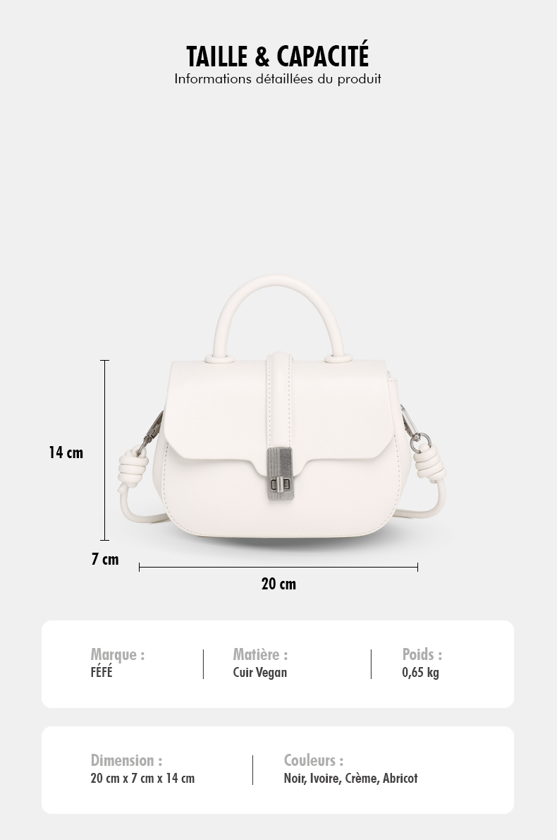Sac à Main avec Lannière – Orbite Féfé