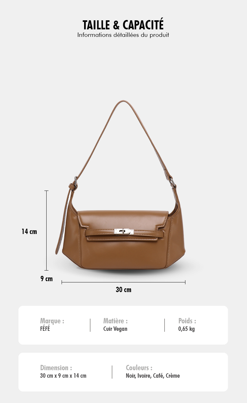 Sac Bandoulière Structuré – Présence Féfé