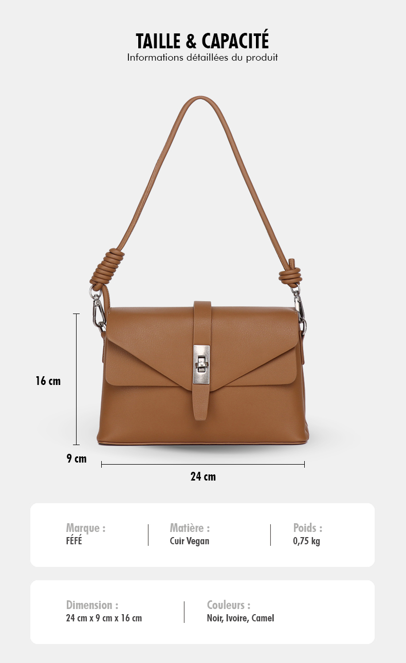 Sac Porté Épaule avec Lannière – Résilience Féfé